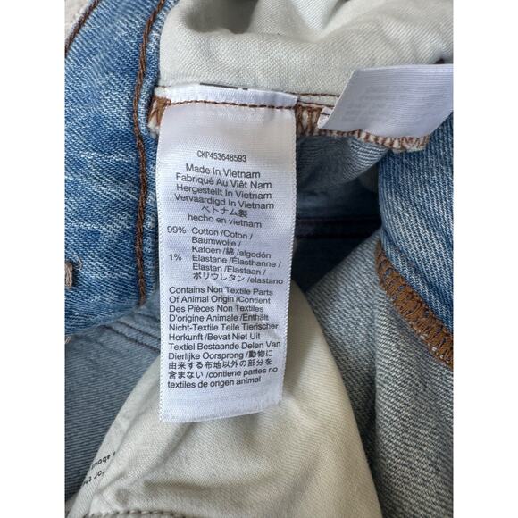 Madewell High Rise Slim Crop Boy Jean Denim Pants Stretch - Picture 11 of 11